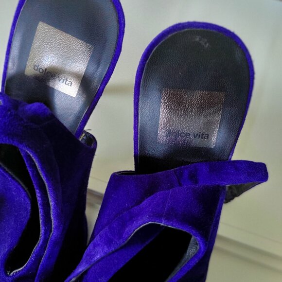 Dolce Vita Suede Open-Toe Sling Back Heel - Picture 2 of 8